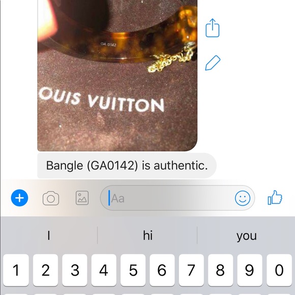 1 HR sale!!Louis Vuitton lockit bangle - Picture 8 of 8